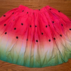 Unique Vintage Watermelon Skirt - XL
